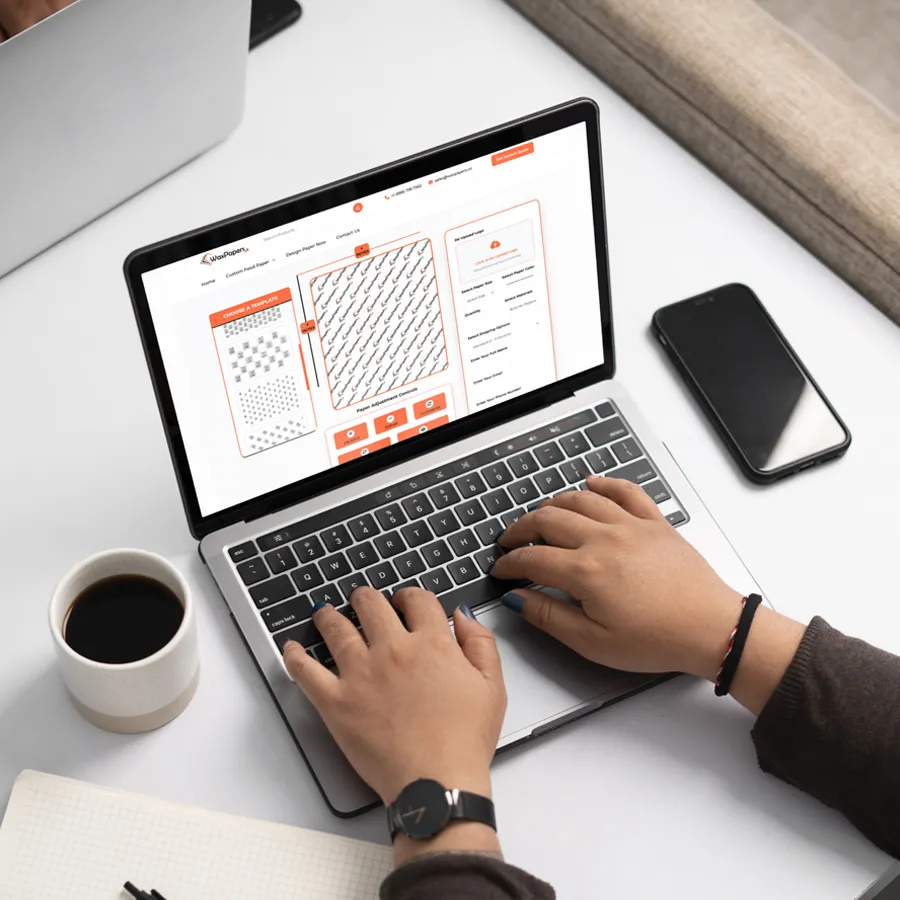 Free online design tool for custom food paper